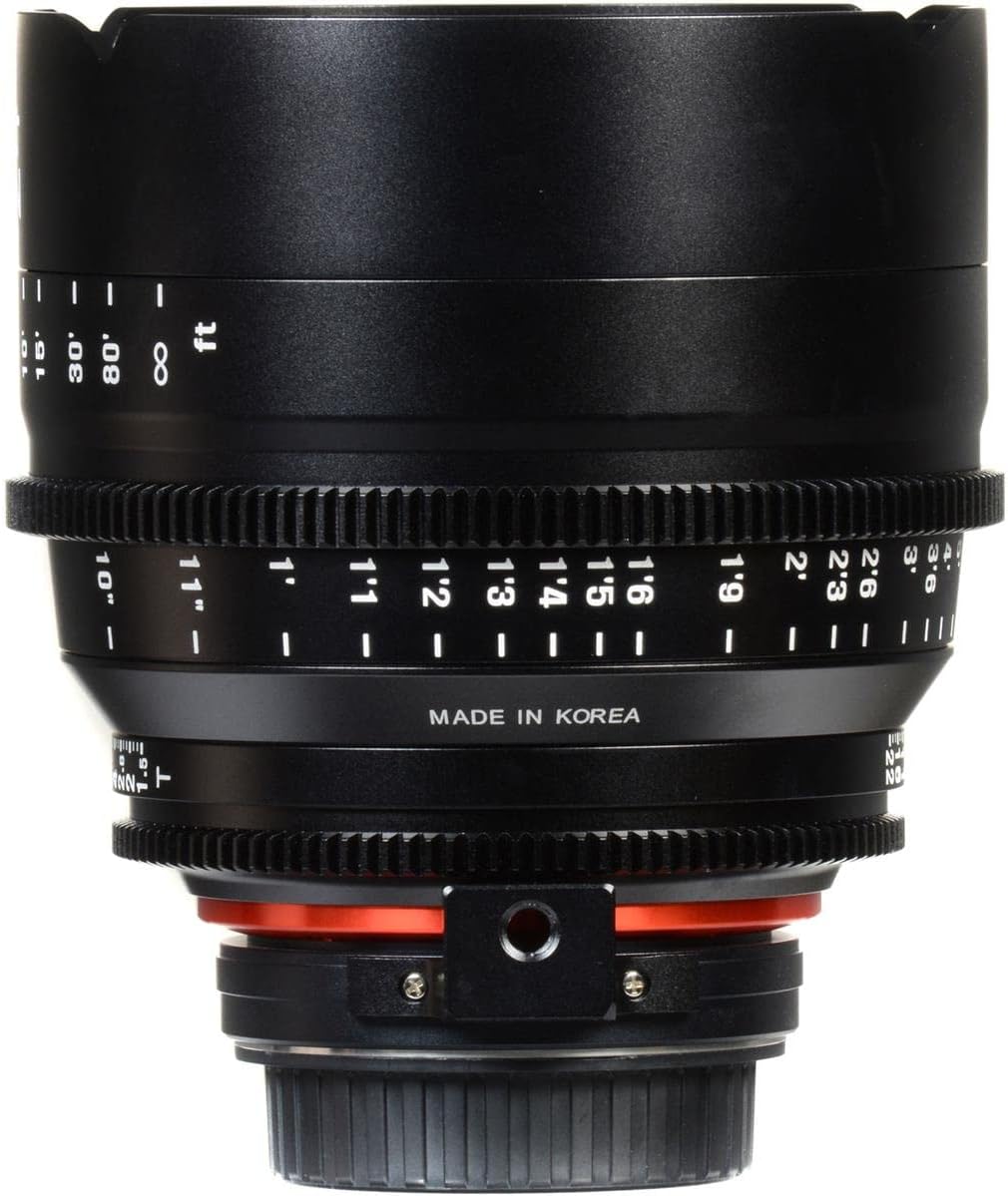 Rokinon Xeen XN24-C 24mm T1.5 Professional CINE Lens for Canon EF,Black