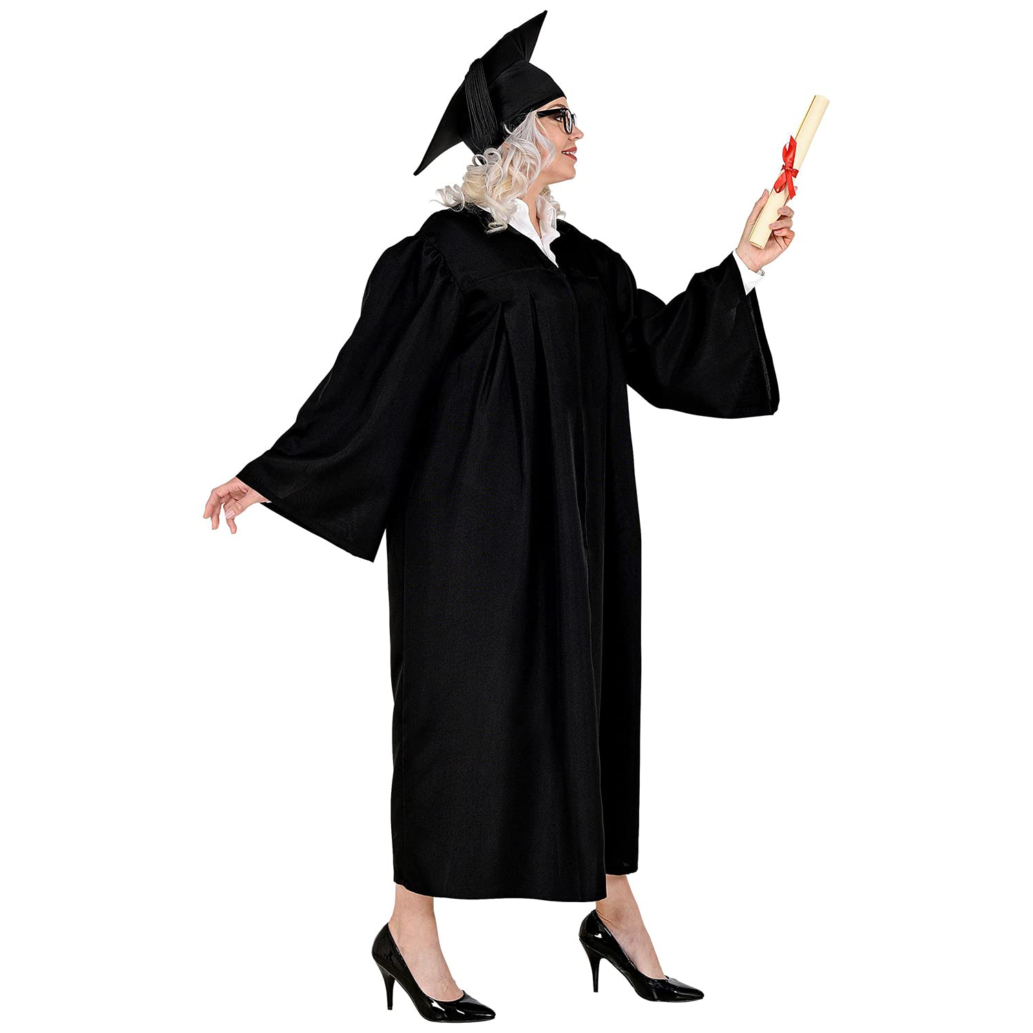 green emerald velvet dress Shiny White Bachelors Cap & Gown main image 0