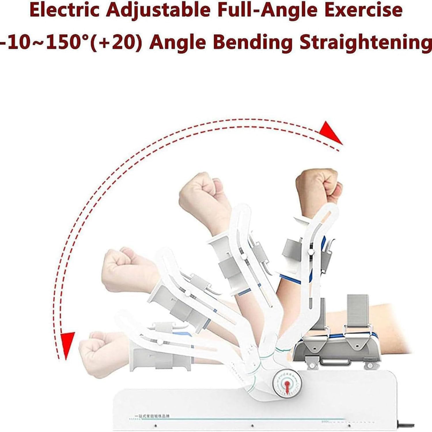 Dispositivo Elettrico Riabilitazione Dell'articolazione Gomito, Dispositivo Allenamento Riabilitazione Braccio, Stecca Stabilizzatrice Per Il Gomito Post-Operatorio Regolabile -10° A 150°