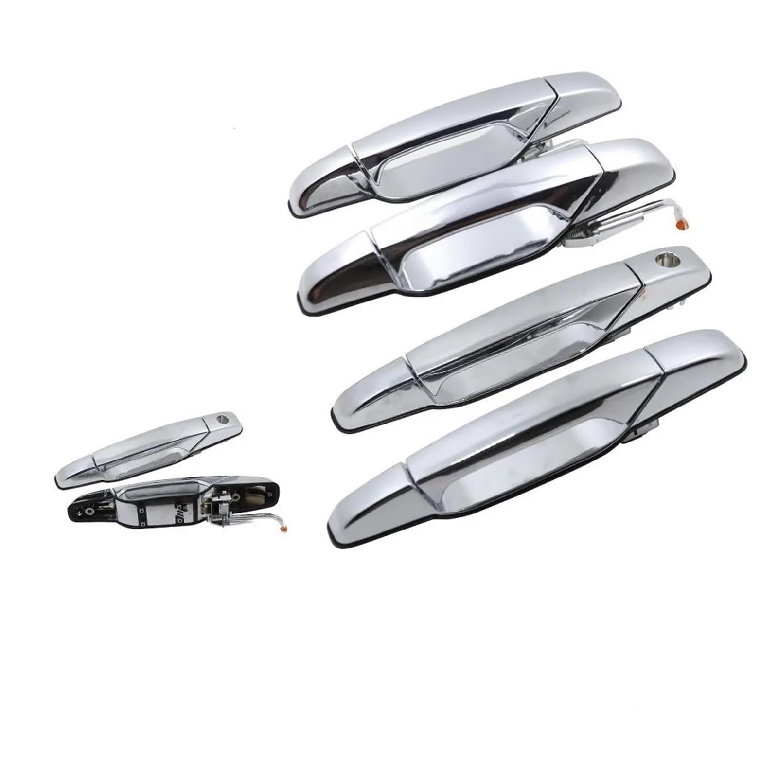 EVEKHAHHRB Exterior Door Handle 1pcs for Chevy for Avalanche for Tahoe for Silverado for Sierra for Yukon 2007-2014 Exterior Door Handle Outer Door Handle(4PCS ONE Set)