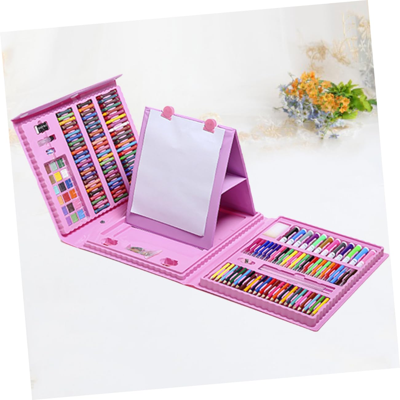 TEHAUX Set di Pennarelli Acquerello Rosa 208 Pezzi per Disegno | Plastica, Scrittura Scorrevole e Resistenza, per Sketching e Coloring Books, Adatto a Adulti e Ragazzo Ragazza