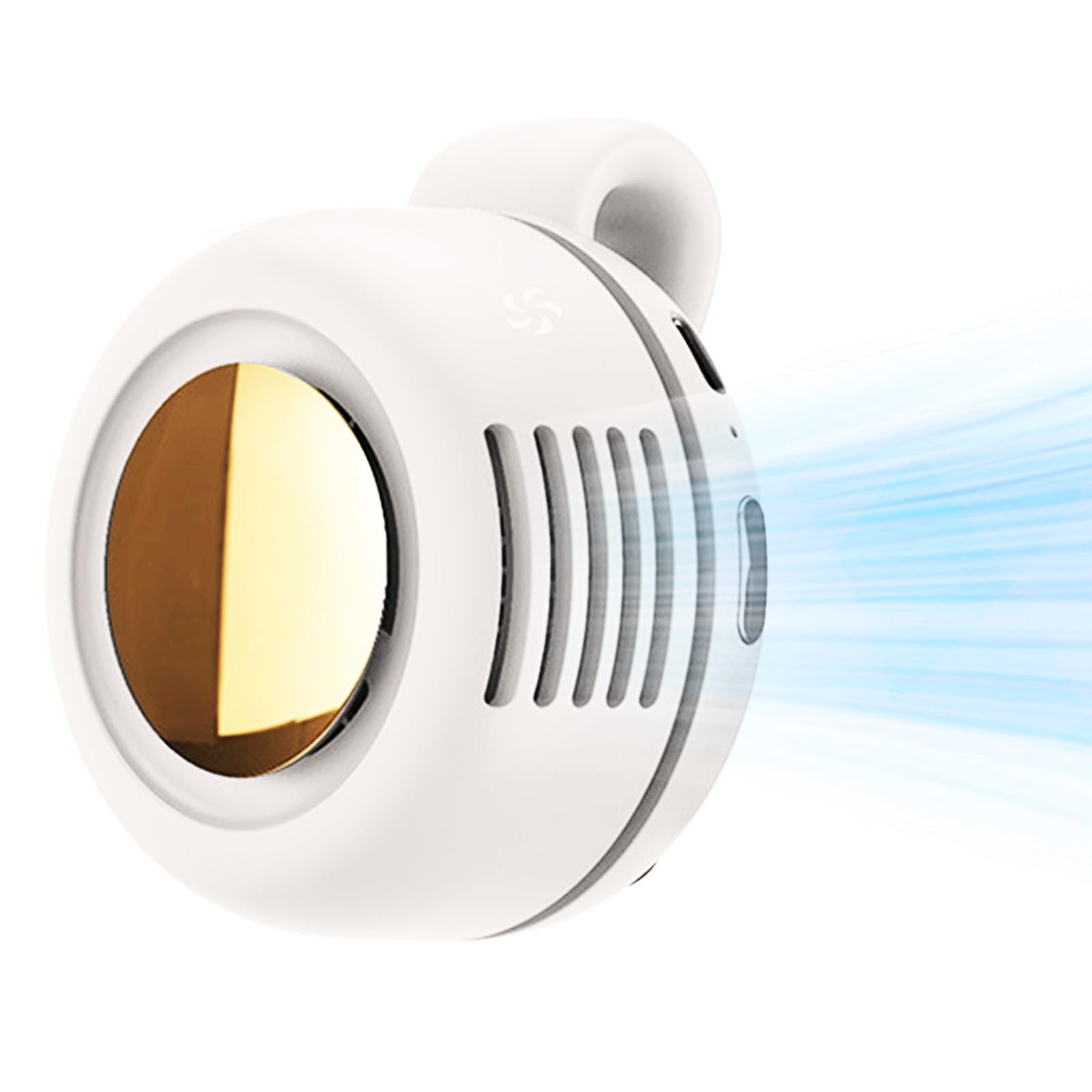 Mini ventilateur portable à clipser USB silencieux pour bureau et voyage