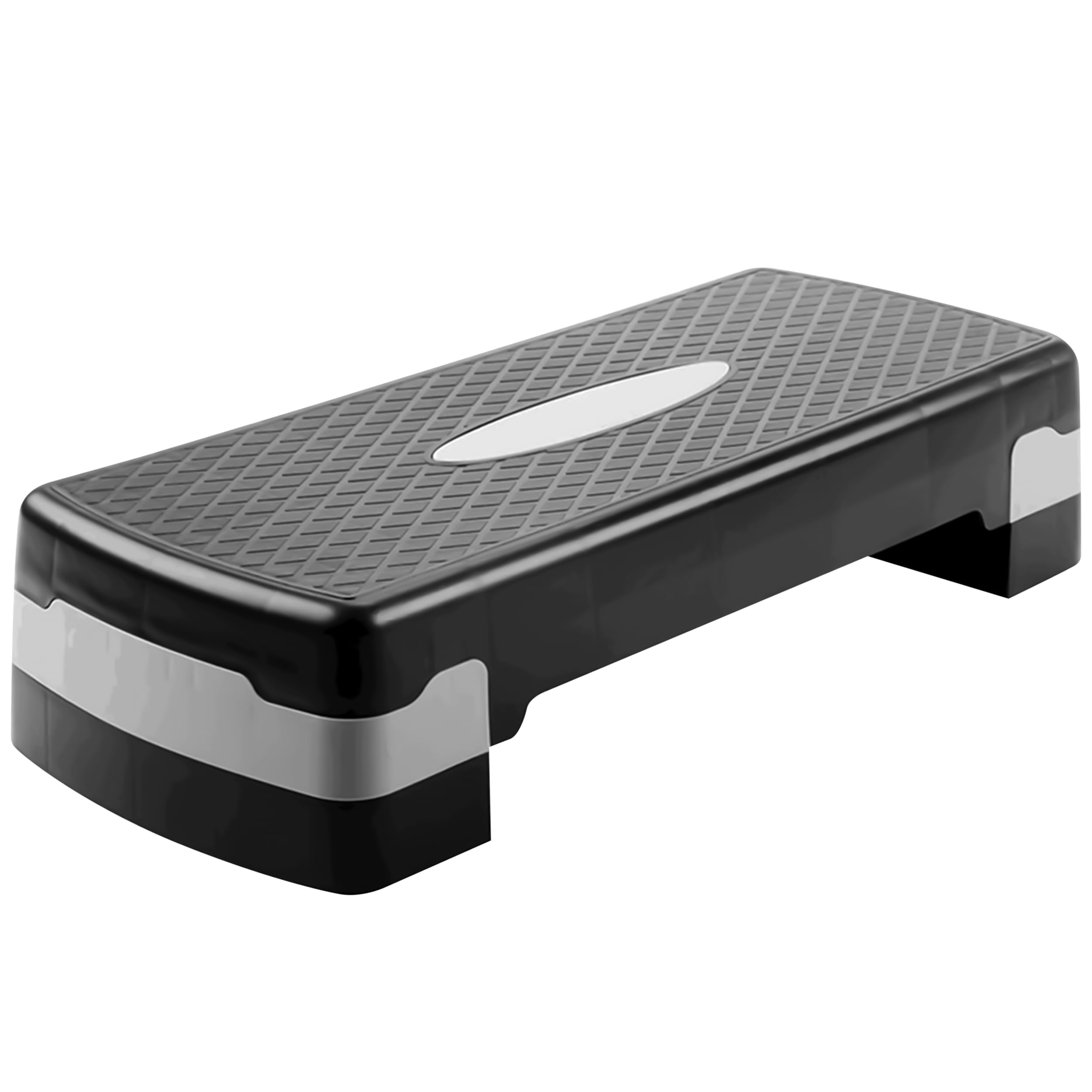 TechFit Stepper Aérobic Ajustable avec Trepieds - Hauteur Réglable, Surface Antidérapante, Poids Max 120kg, Pliable, Compact, Idéal pour Entraînement Cardio et Musculation à Domicile