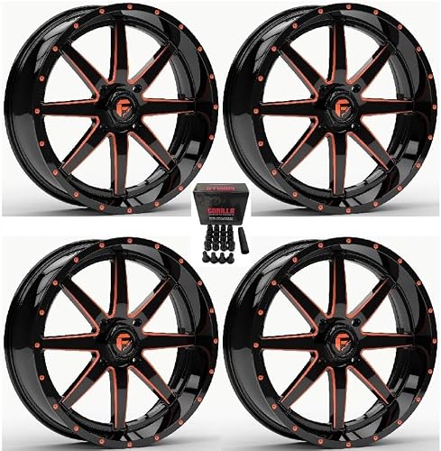 Fuel Maverick 20 inch orange/black wheel