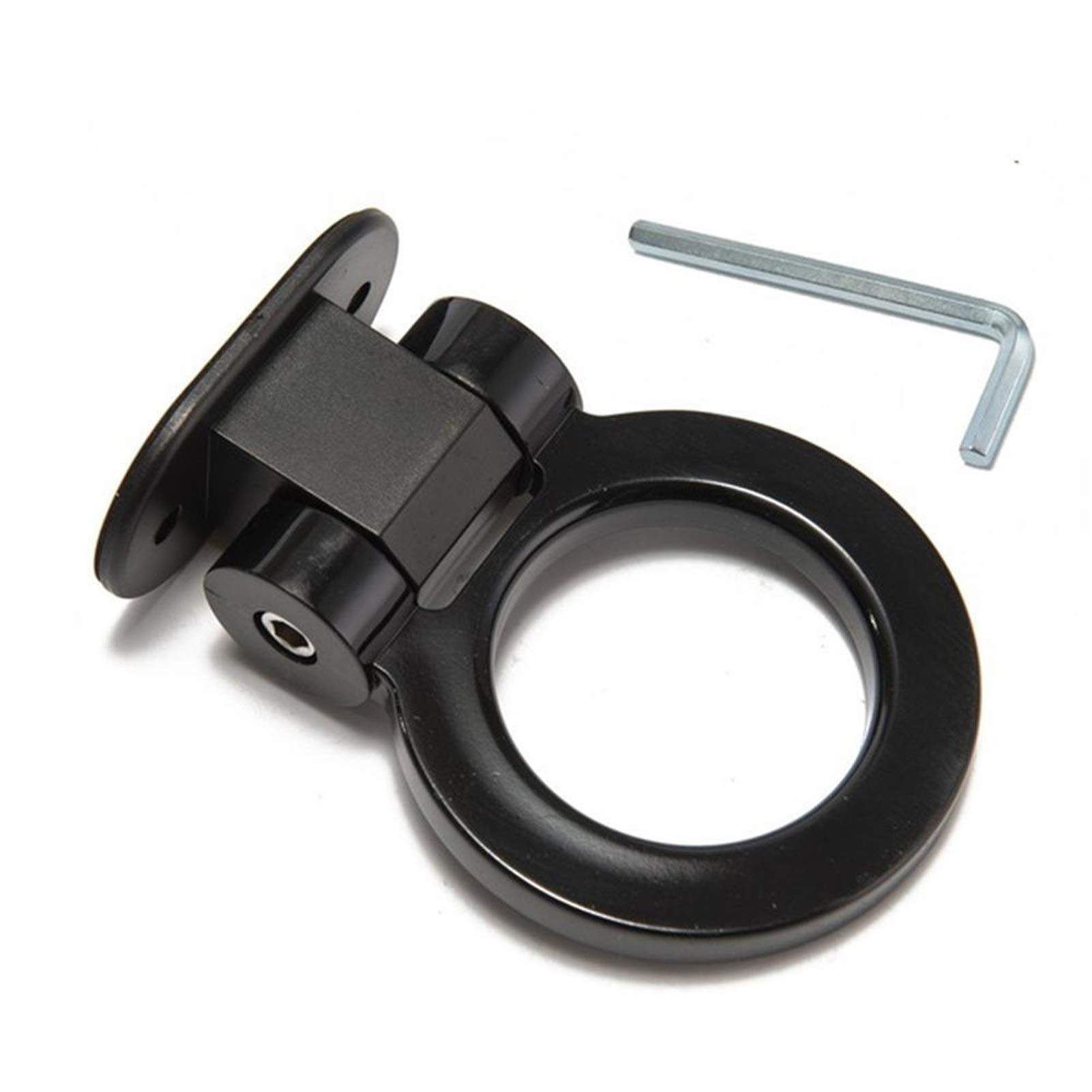hak holowniczy, Pierścień holowniczy wyścigowy z kluczami przód tył auta(Black)