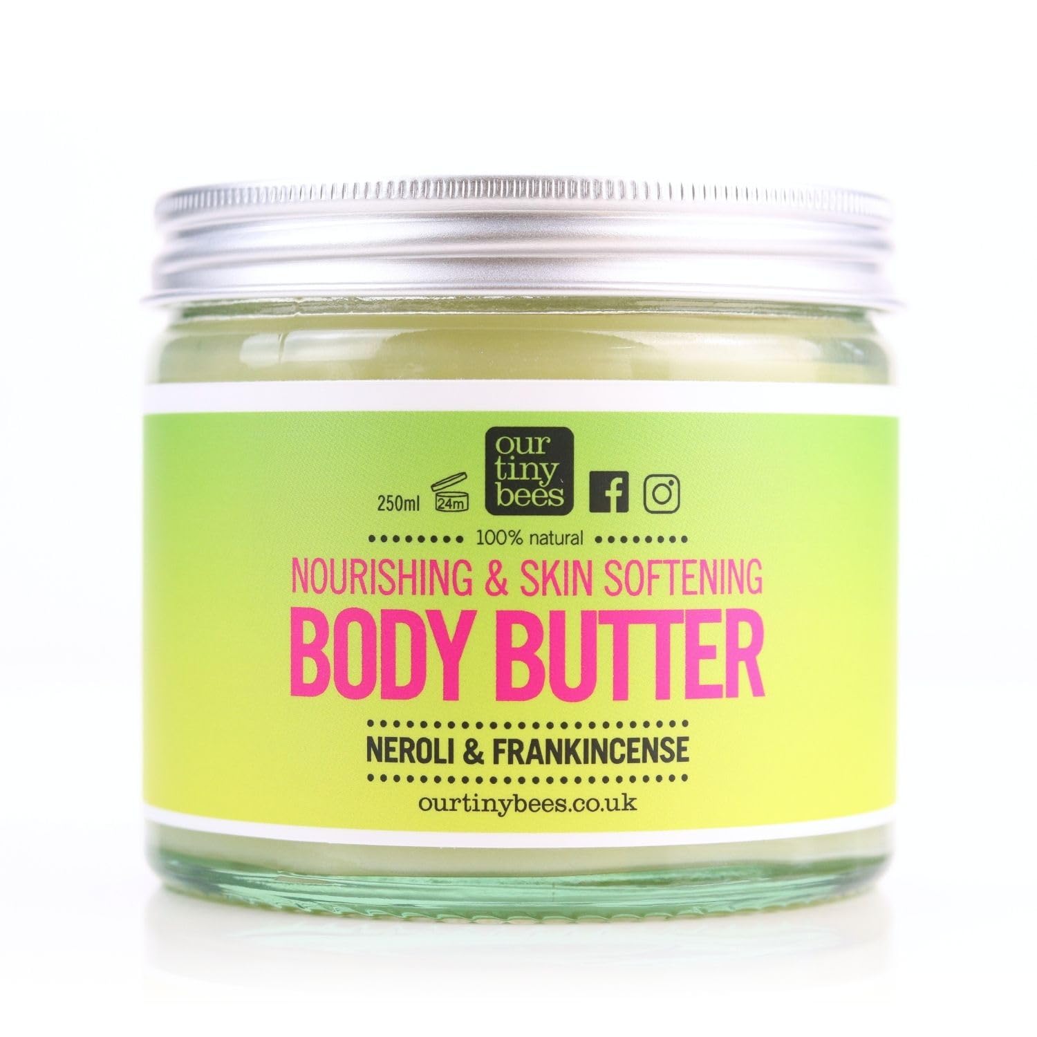 Neroli and Frankincense Body Butter, Anti-Ageing Essential Oils, 250 g (Pack of 1)