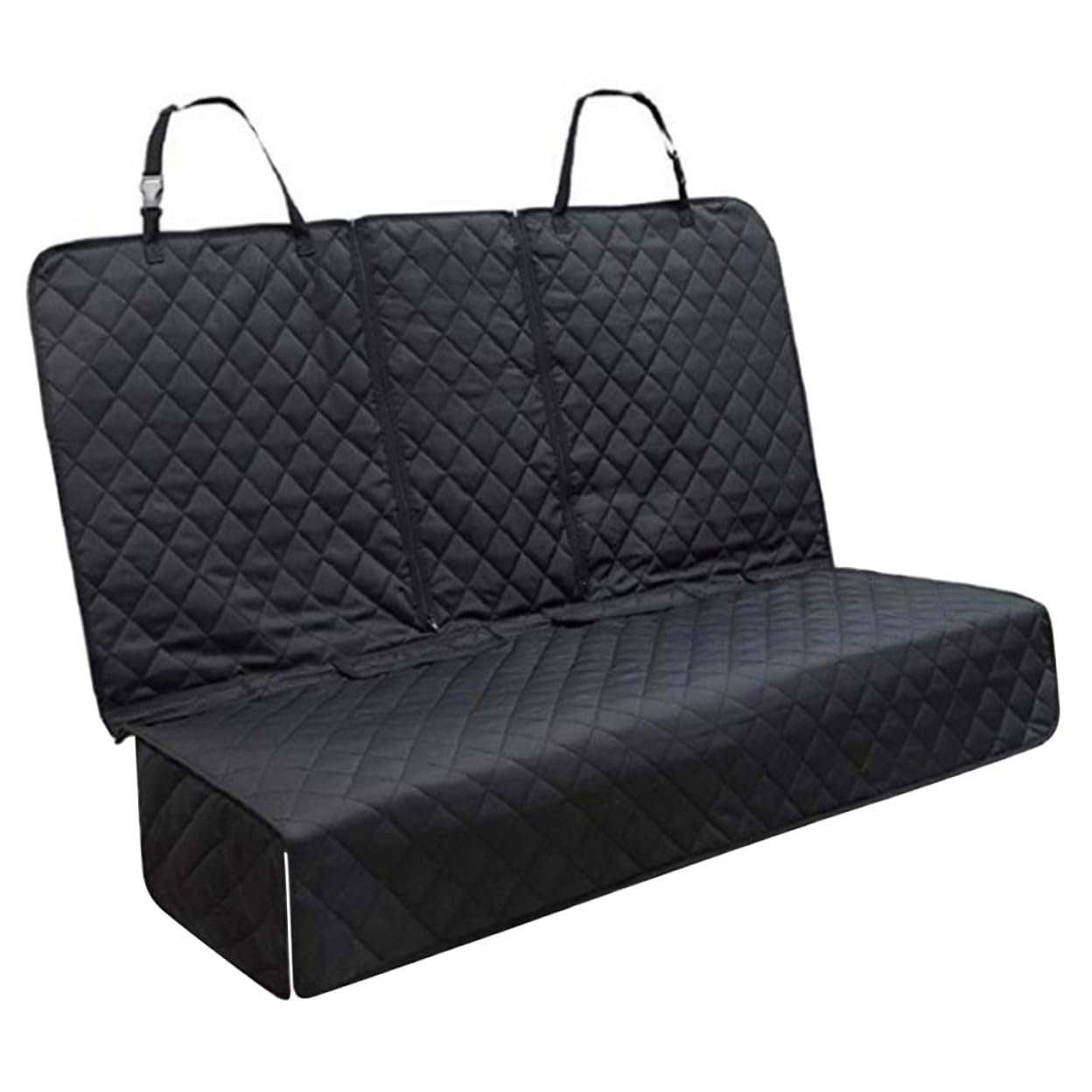 Tapis de voiture pour animaux imperméable et coussin arrière lavable pour chat - 8
