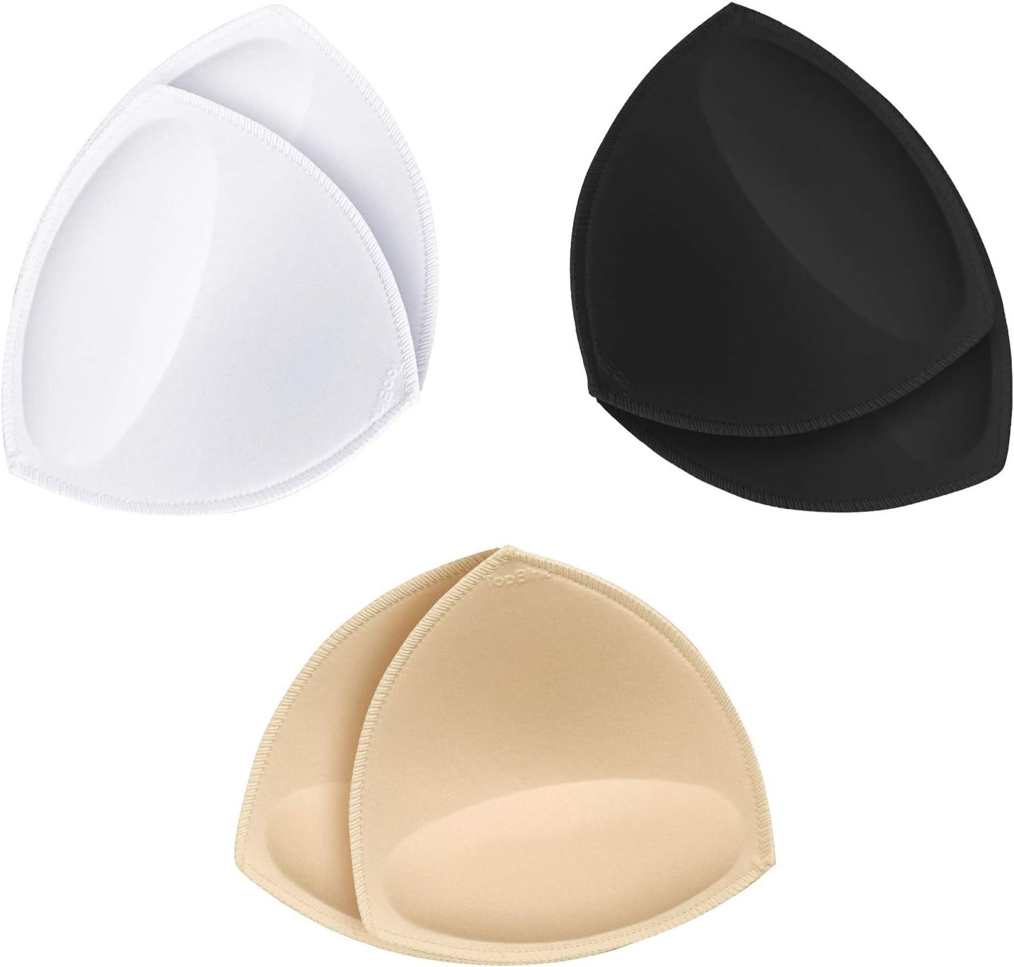 Bra Pads Inserts Women's Sports Cups Removable Bra Replacement Insert for Bikini Swimsuit