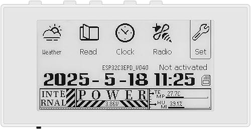 Miniatura 2 de Mini lector de libros electrónicos de 2.66 pulgadas, pantalla de tinta, dispositivos de lector E para ver archivos TXT y EPUB de 32 GB con