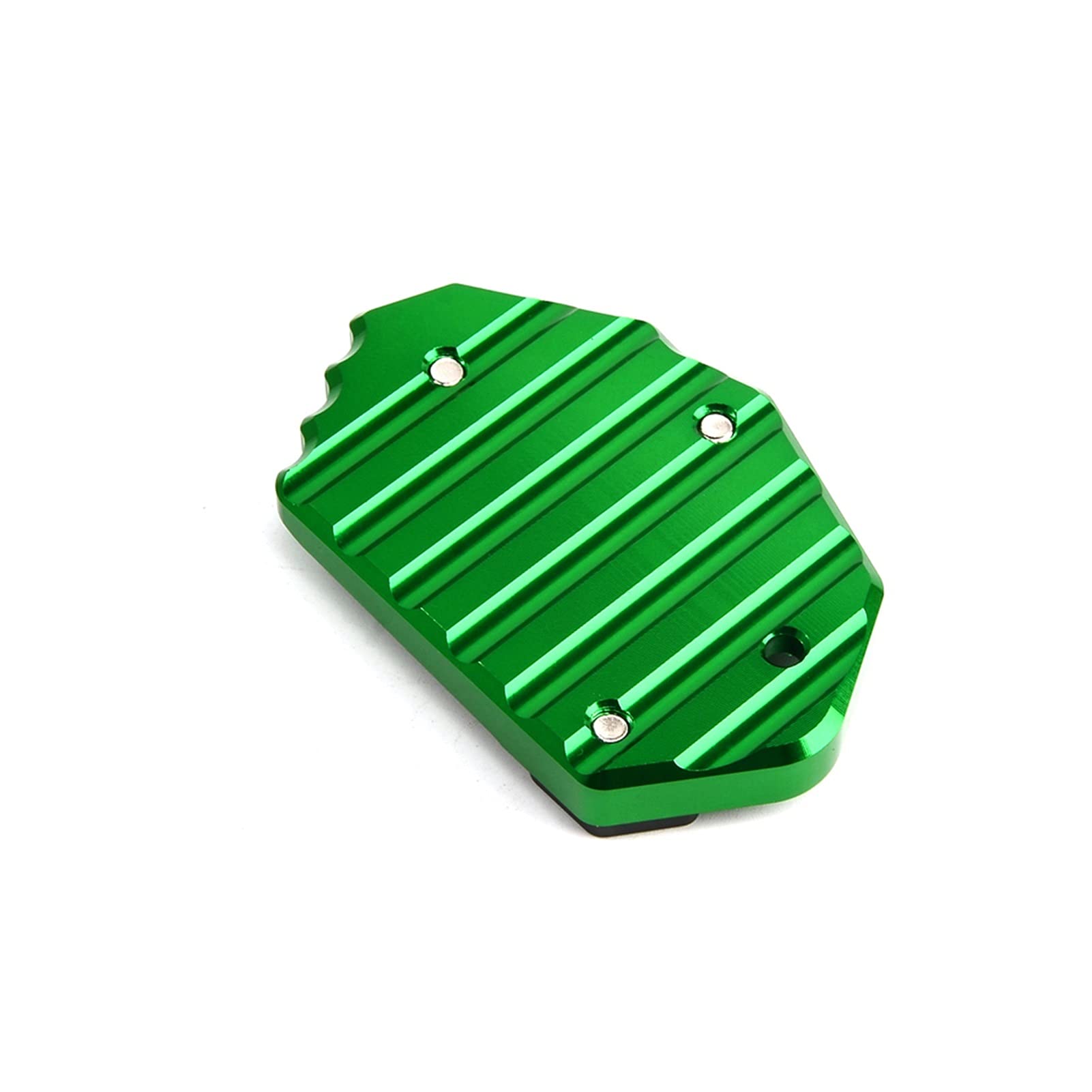 Piastra Allargata Per Cavalletto Laterale Kawasaki Z900 (2017-2020) In Alluminio, Colore Verde - 5
