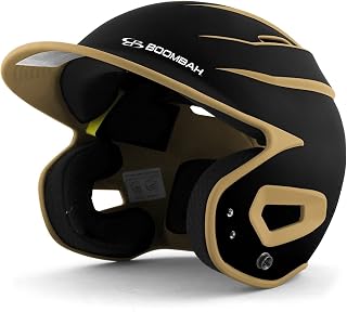 Boombah DEFCON Sleek Profile Batting Helmet for Baseball & Softball - Lightweight NOCSAE Certified, Junior/Senior Sizes
