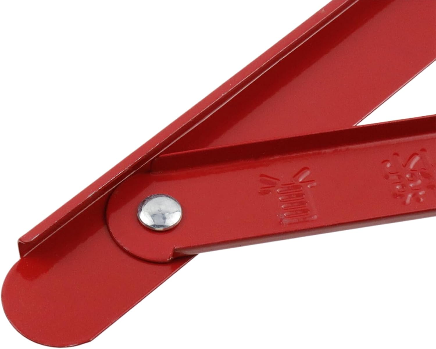 1 Pair Aluminum Step Ladder Hinge Replacement, Folding Ladder Tie Rod Accessories for Herringbone Ladder Repair, 13.4 Inch Stepladder Hinge Attachment, Heavy Duty Ladder Parts, Red