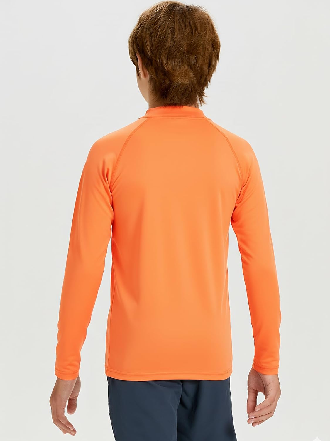 DEVOROPA Youth Boys Compression Thermal Shirt Long Sleeve Kids Fleece Baselayer Soccer Baseball Undershirt Slim/Regular/Husky - Image 2