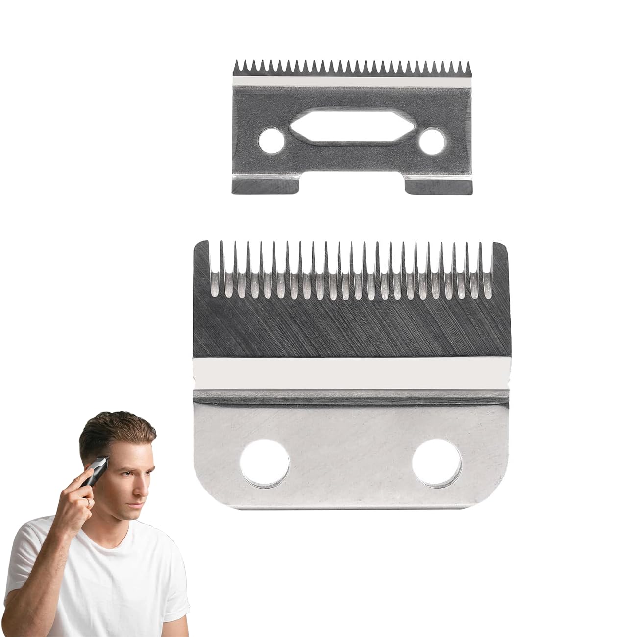 Professional Replacement Blades for WAHL Magic Clip 8148 & Clippers Adjustable