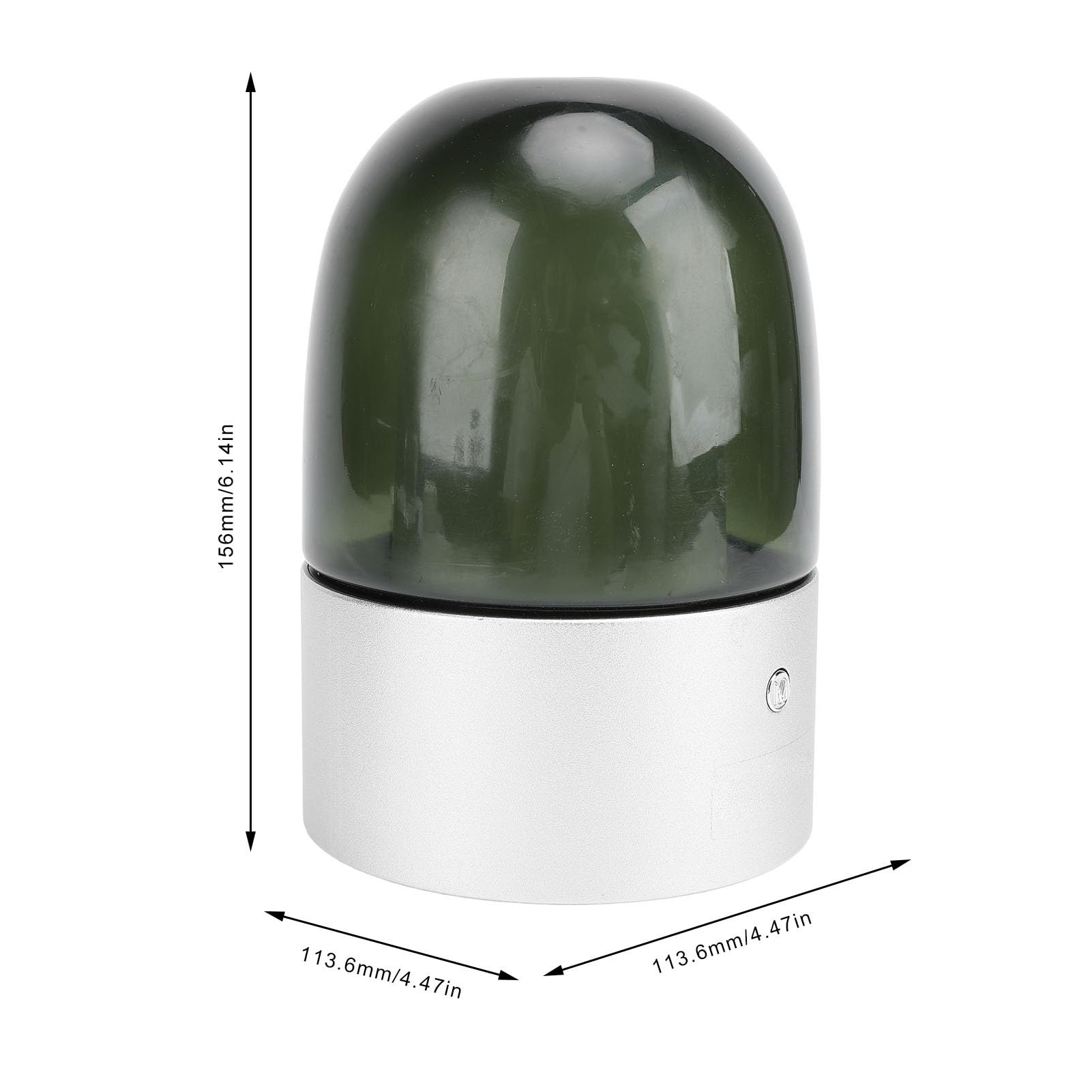 Fafeicy Aromaterapia Dyfuzor Bezwodny Zapach 5 W Dyfuzor Biurka do Samochodu Domowego Aluminiowe światło Podstawowe (wtyczka UE)