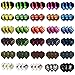 WLHGH Dart Flights, 6 Stile 30 Sets 90 Stück PET Standard Zubehör für Darts, Perfekte Ausrüstung für Soft/Steel Tip Dartpfeile Spiele (6 Stile 30 Sets 90 Stück)