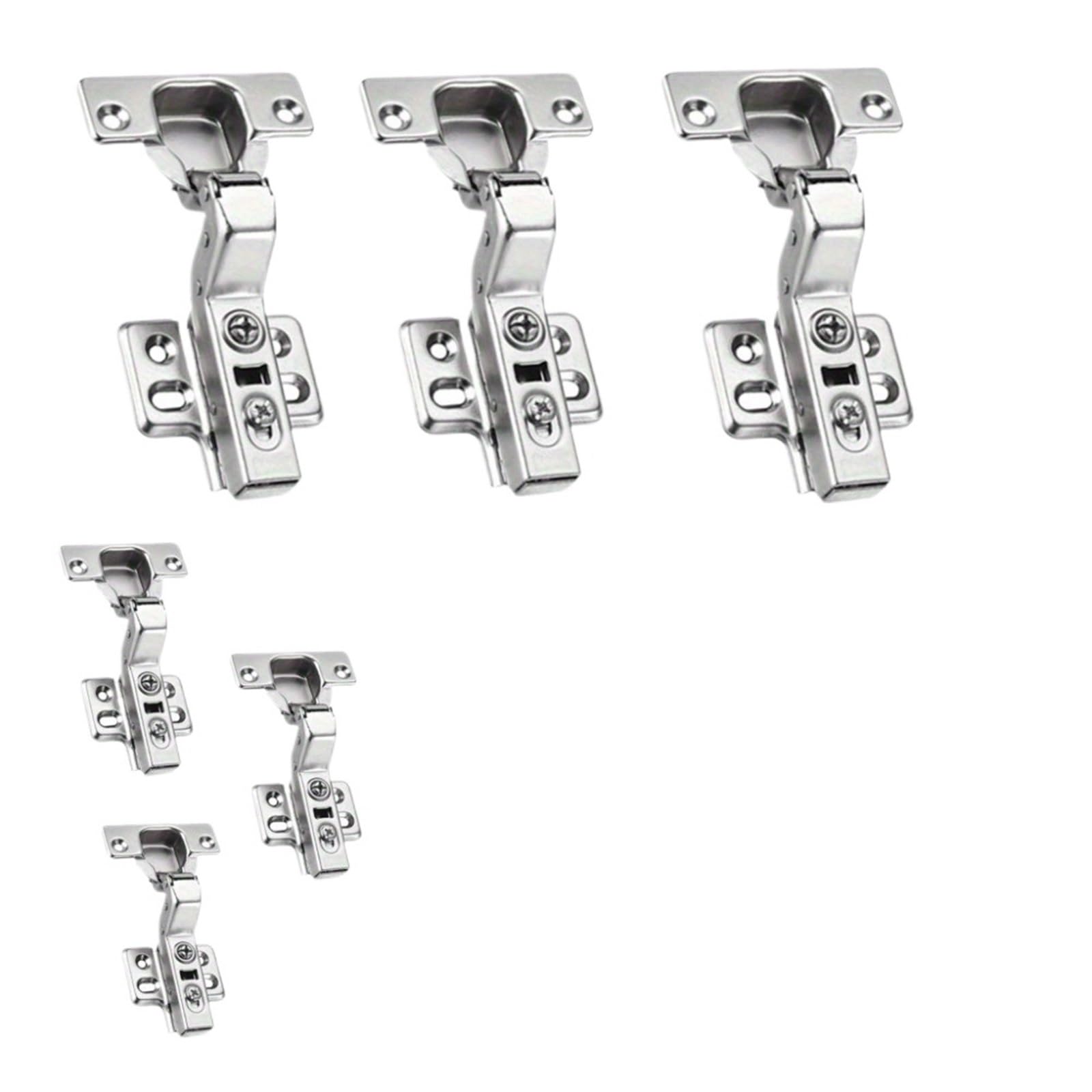 6pcs 165 Degree Hinges Cabinet Doors Concealed Hinges