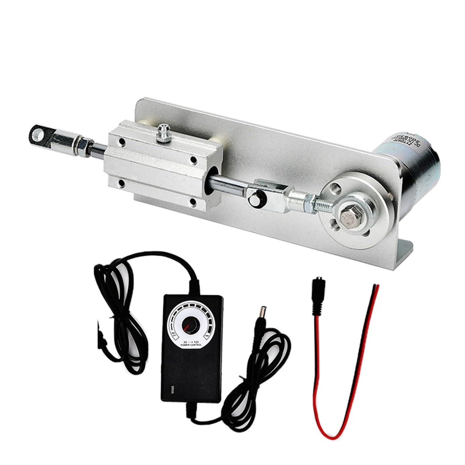 Mini attuatore lineare a ciclo alternativo DC 12V 15/20/25/30mm corsa con regolatore di velocità piccolo motore telescopico 10~1000 giri/min,Impiego pesante(1000 RPM)