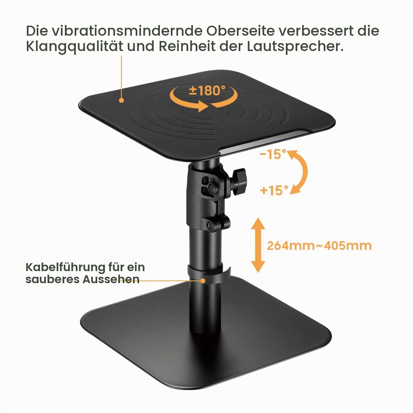 Lautsprecherständer Pult - Lautsprecherständer - Set à 2 Stück