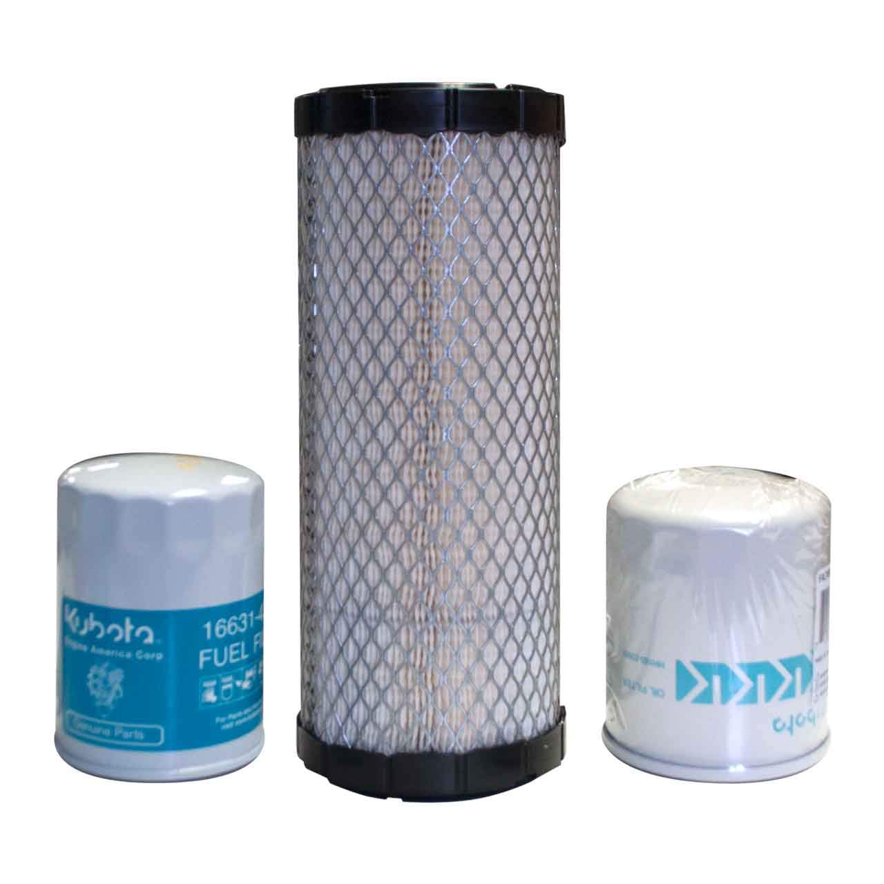 Amazon.com: Miller 253901 Filter Kit, Kubota (V1505) : Tools