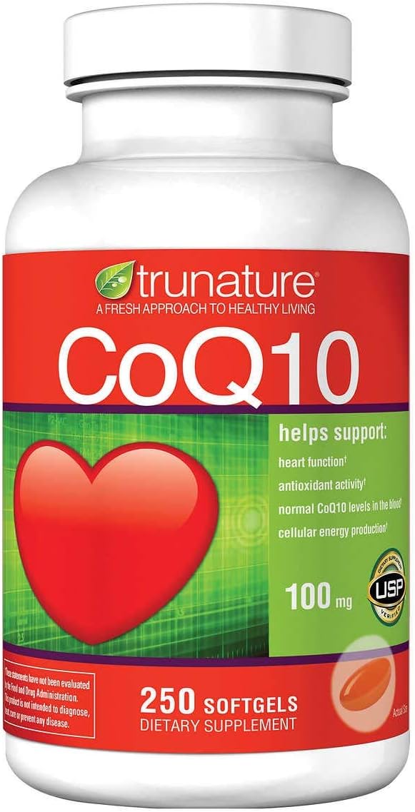 Trunature Coenzyme CoQ10 100 MG - 250 Softgels