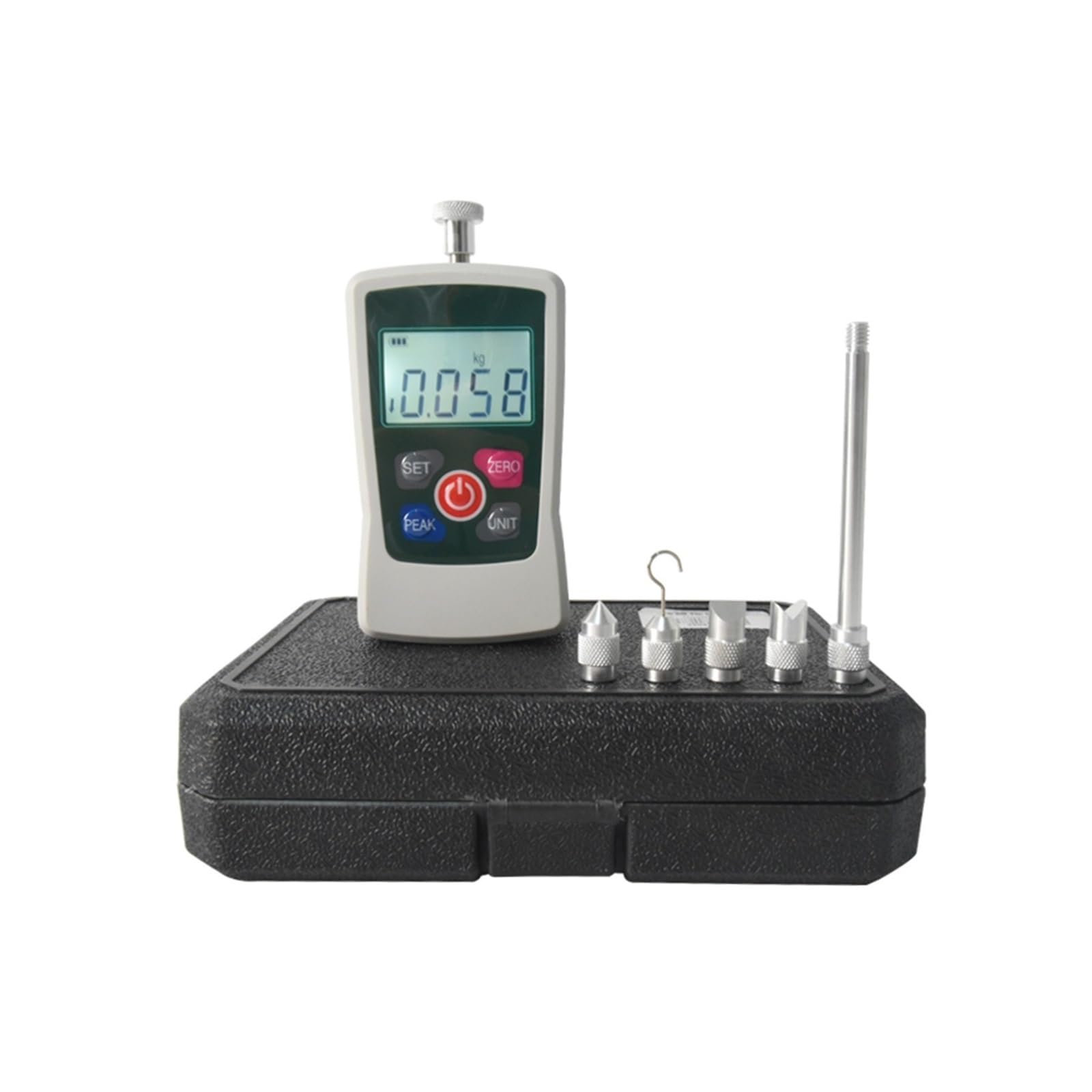 Dinamómetro, medidor de Fuerza Digital, AMF-2 0,2 kg en Lugar de 2 N, Pantalla LCD analógica, empuñadura Manual.