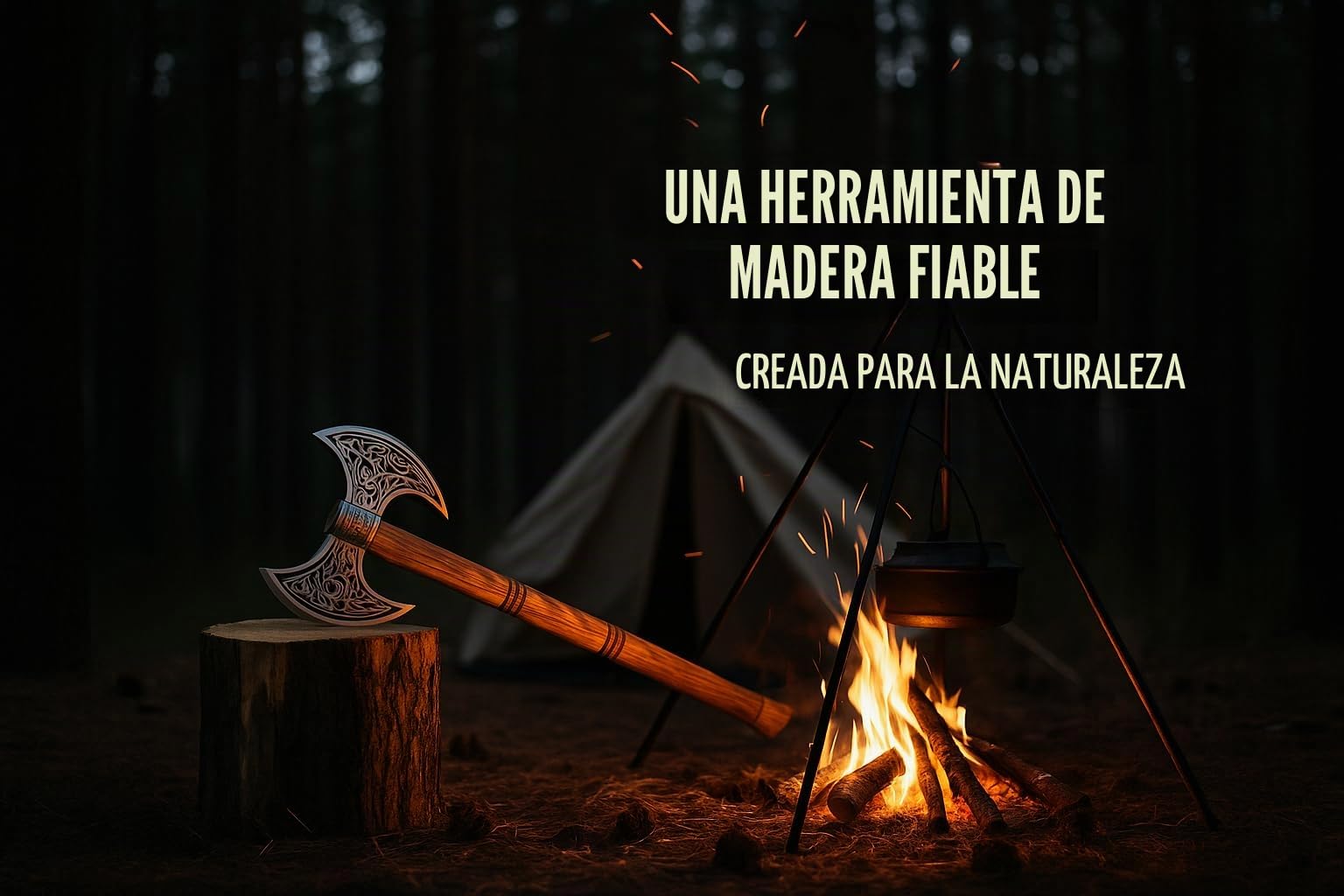NovaHaven Hacha vikinga de doble cabeza, hacha de acero al carbono forjada a mano con mango de fresno, bobinado de cuero y funda de cuero, ideal para coleccionistas, al aire libre y como regalo