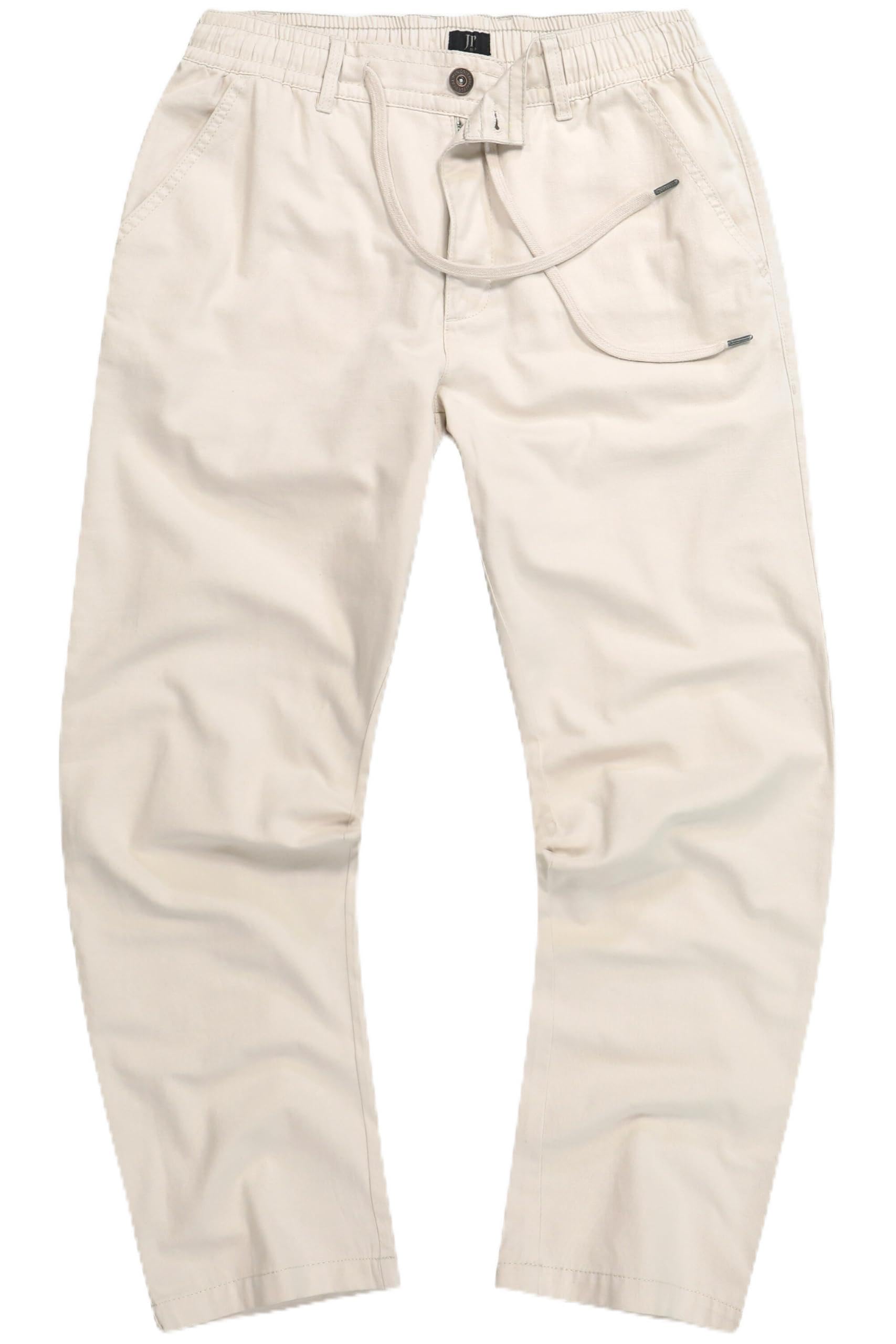 JP 1880 Herren große Größen Übergrößen Menswear L-8XL Hose, Leinenoptik, Basic Fit, legere Passform, Elastikbund 815194