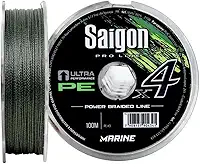 Linha Multifilamento Saigon X4 Verde 45Lbs 0,33mm 100m Marine Sports