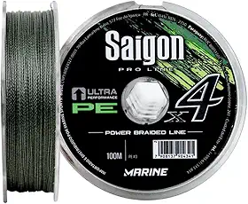 Linha Multifilamento Saigon X4 Verde 45Lbs 0,33mm 100m Marine Sports