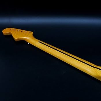 Amazon | ギターのネック ギターネック イエローラッカー