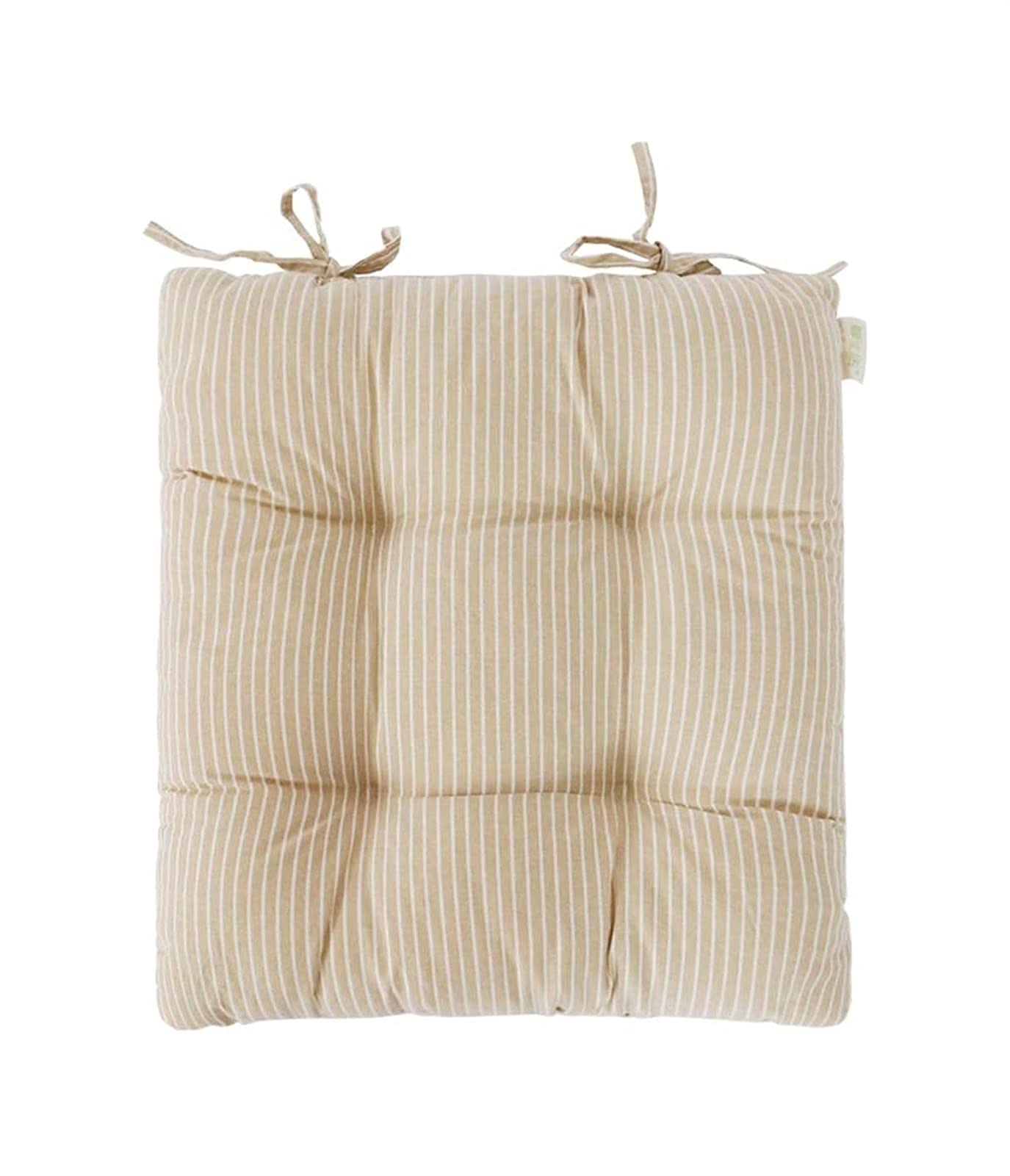Coussin de chaise avec attaches et base antidérapante pour un maintien parfait du siège