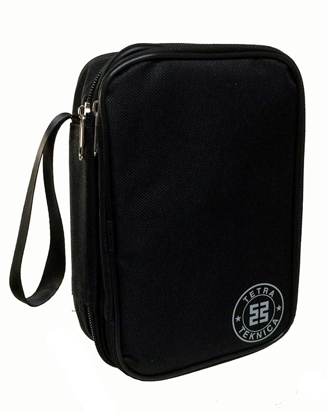 Tetra-Teknica Essentials Series MCH-01 Double-Layered & Padded Carrying Zipper Case with Wrist Strap for Handheld Multimeter, Color Black