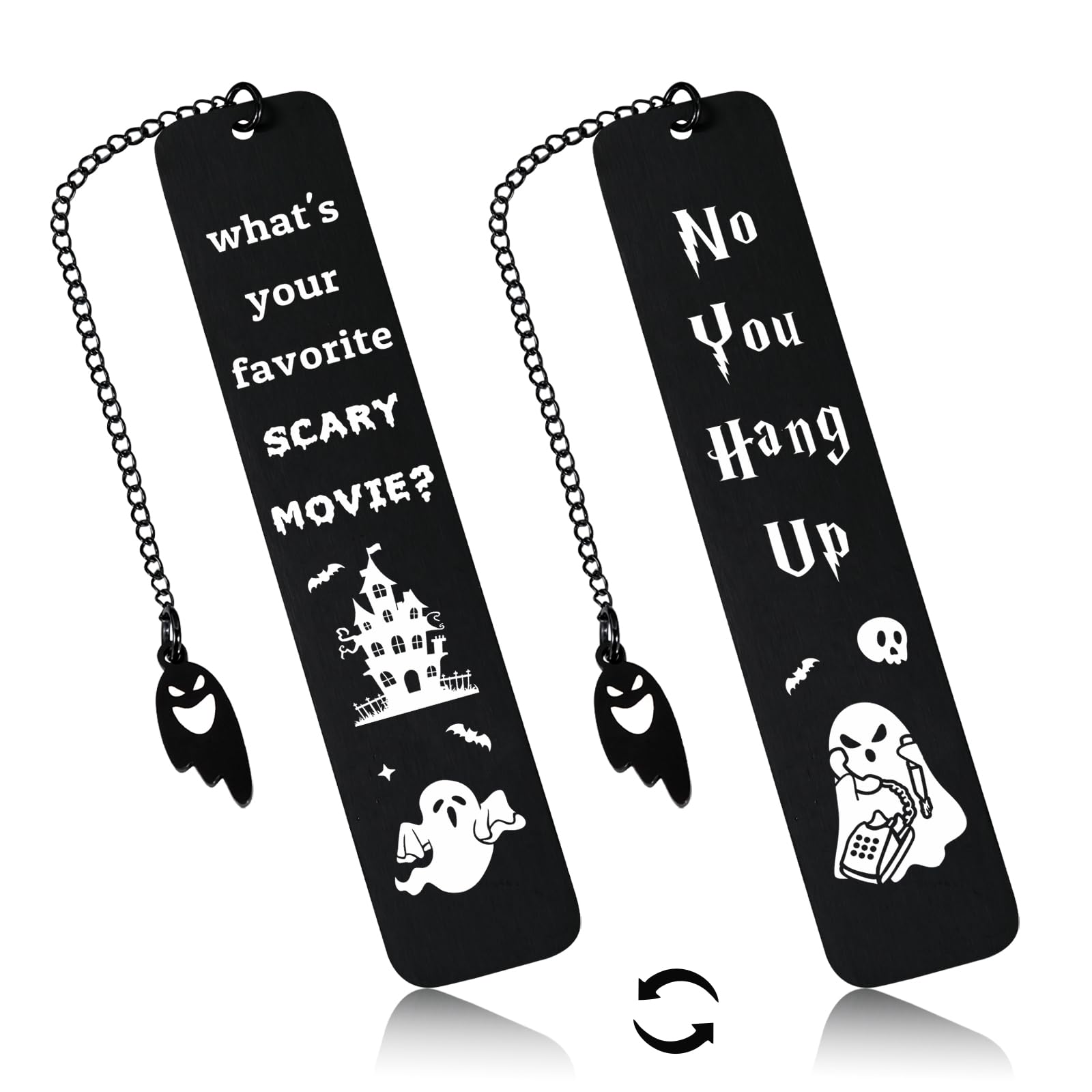 Spooky Gifts for Women Teen Girls Horror Movie Merch Bookmarks Spooky Wicked Stuff Gifts for Him Her Cool Halloween Stuffers