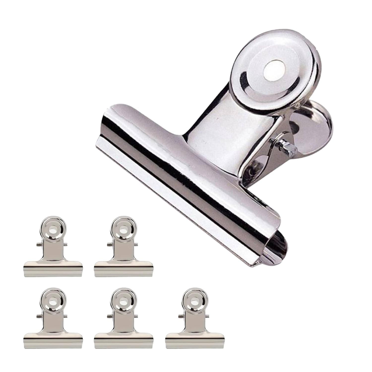 30 Mollette Colorate Da 5 Cm, Clip In Acciaio Rivestito PVC, Impermeabili E Antiruggine, Per Cucina E Bucato - 5