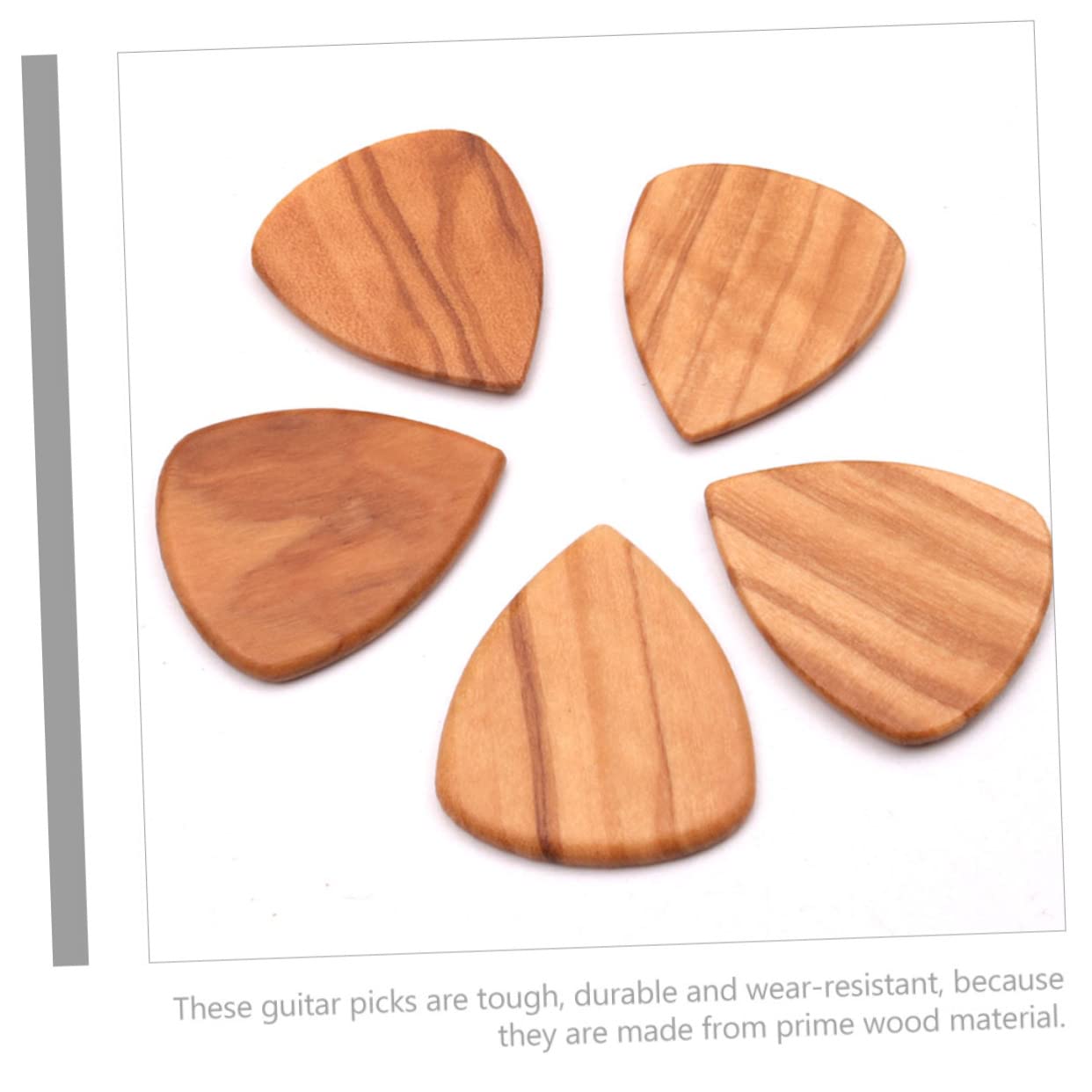 VICASKY 20stücke Teiliges Olivenholz-gitarrenplektren Für Akustikgitarre Gitarre Und Ukulele Hochwertige Und Langlebige Plectrums Für Musiker Als