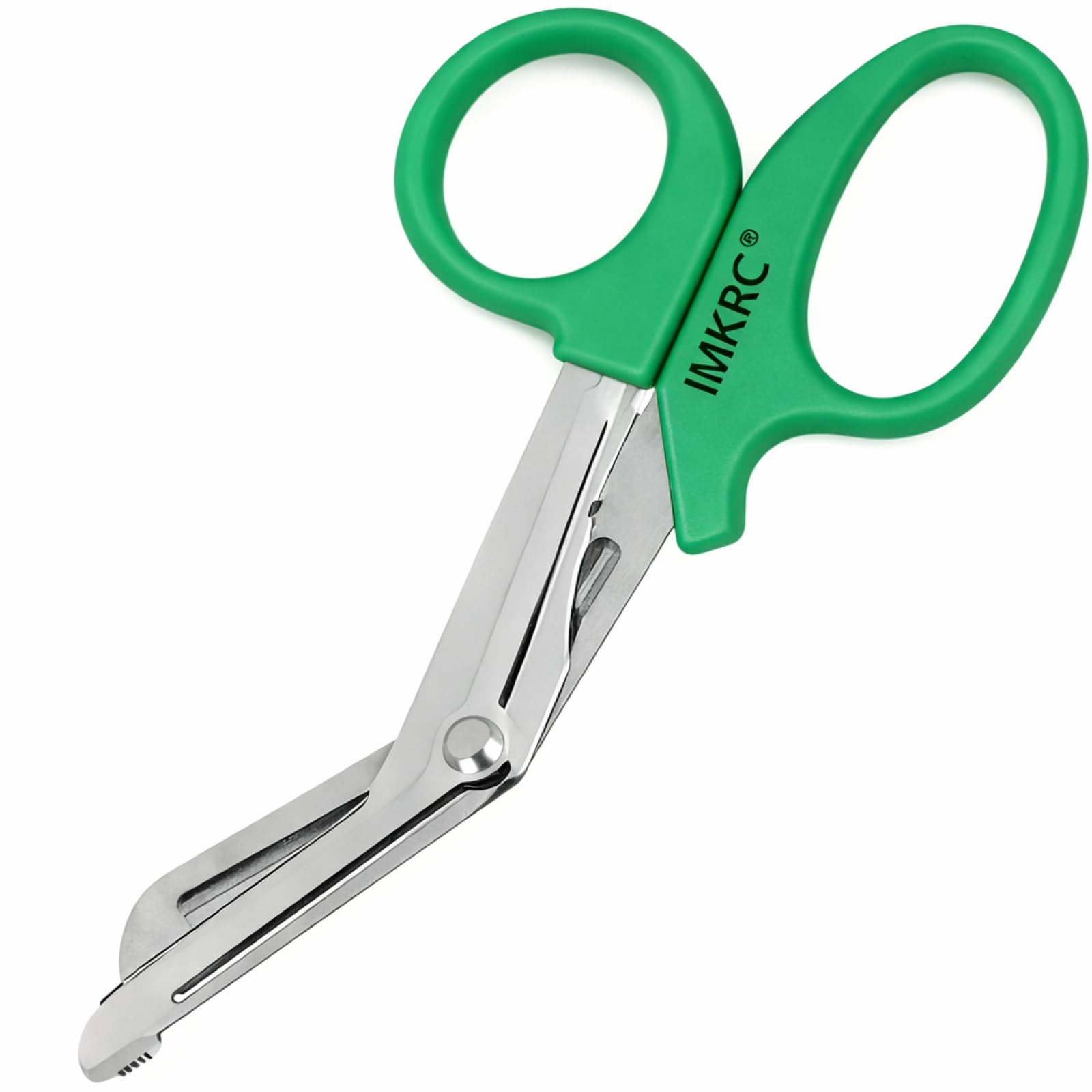 Tuff Cut Scissors Tough Shears First Aid Nurse Paramedic Emergency EMT for Nurses, Doctors, Firefighters, Paramedics (Green, Large 7.5'')