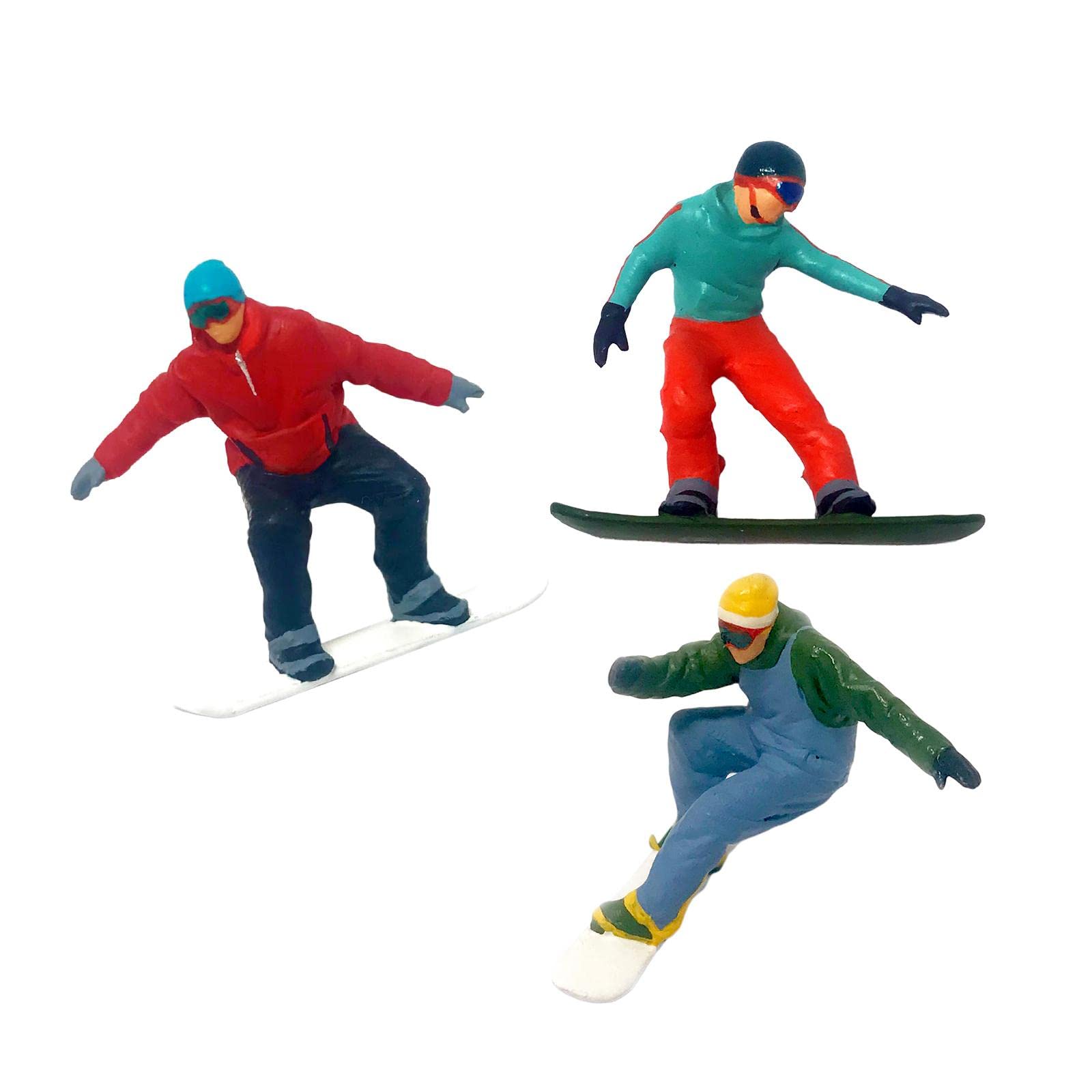3 Pezzi Figurina Miniatura Personaggio Resinato Diorama Modellino Edificio Accessorio Decorativo Adatto per Decorazione Desktop Regalo Esposizione Dom, D