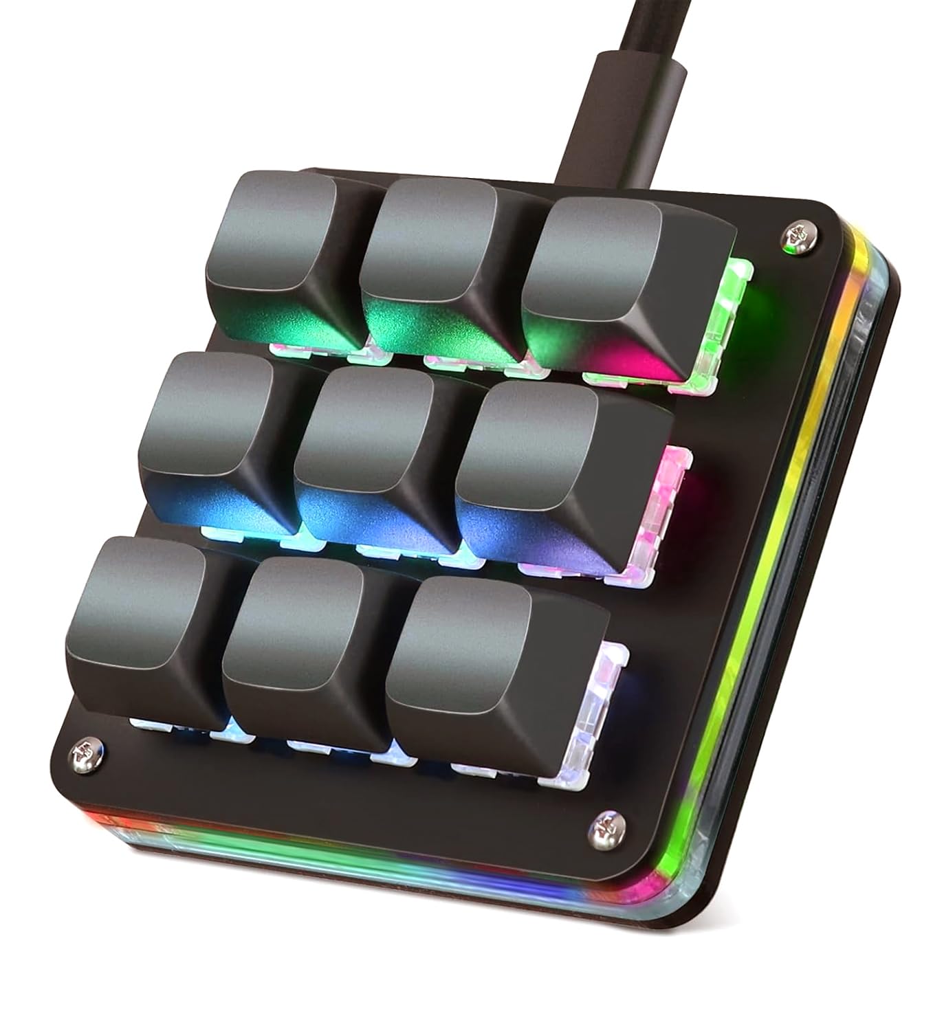 Amazon | Koolertron 左手デバイス プログラマブルキーボード 9キー