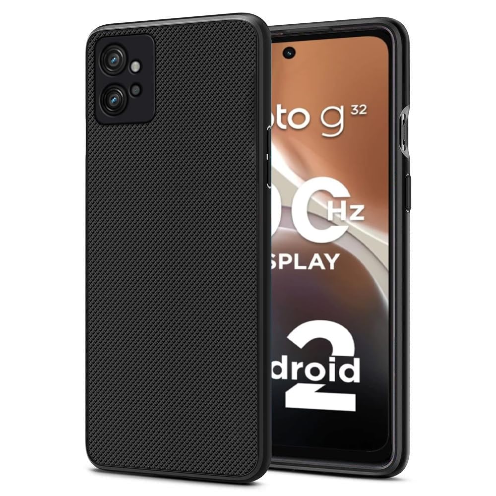 SHINESTAR Soft Silicone Frosted Air Dotted Case Cover Motorola Moto G32 | 360 Degree Camera Protection Bump Back Case Cover for Motorola Moto G32 - (Black) (B0CRS6XW5Z) Amazon Price History, Amazon Price Tracker