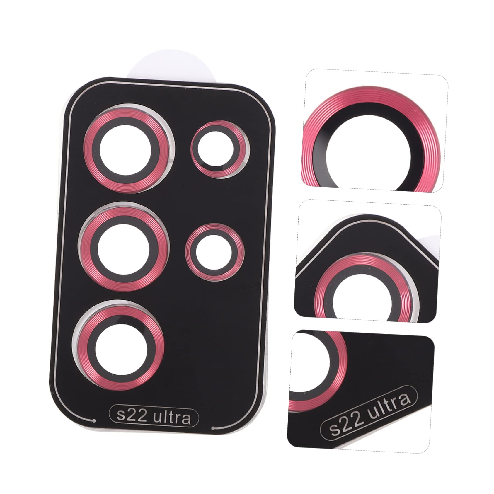 ARTIBETTER 3d Lens Ring Film Protection Lens Cap Keeper for S22 Ultra 5g Compatible