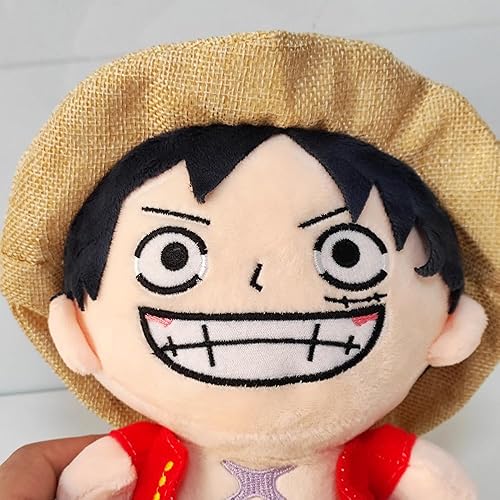 Miniatura 4 de JCvCX OP Luffy - Muñeco de peluche, almohada de peluche suave (F)