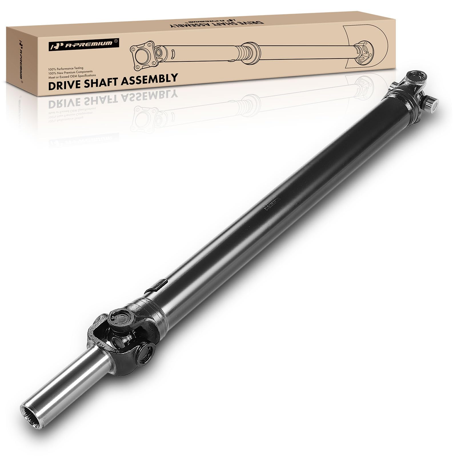 A-Premium Rear Complete Drive Shaft Prop Shaft Driveshaft Assembly Compatible with Hummer H3 2006 2007 2008 2009 2010, AWD or 4WD, Replace# 15090364, 15237029