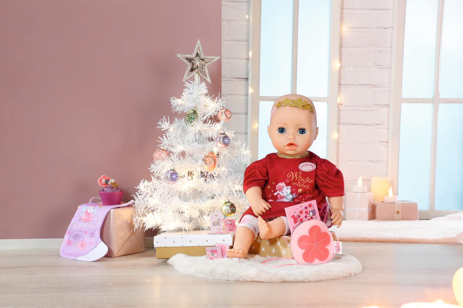 Zapf Creation Baby Annabell Adventskalender mit 24 Überraschungen, enthält Kleidung und Accessoires für 43 cm Puppen, 709634