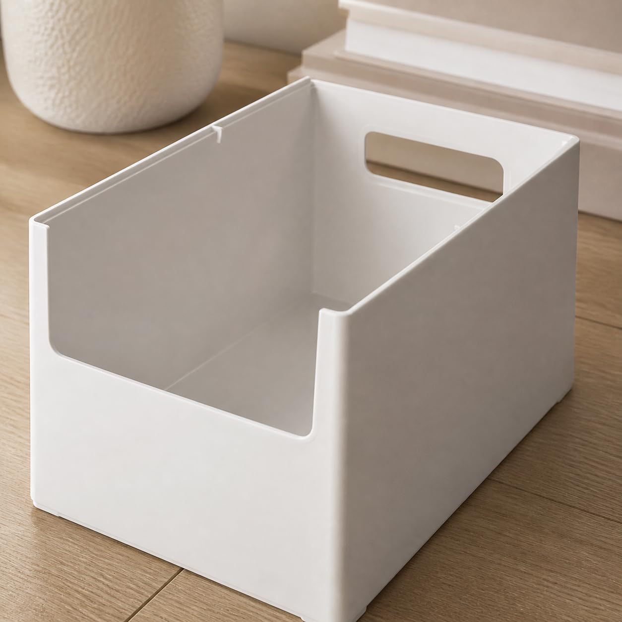 Stapelbare -Aufbewahrungsbox, Ausziehbar +Groß
