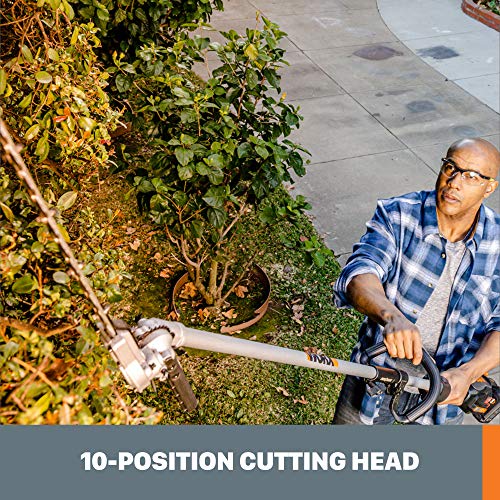 Image of WORX Driveshare 17 inch Hedge Trimmer Attachment, WA0220 | Compatible with WORX WG186 & Split-Shaft Design Trimmers from Other Brands