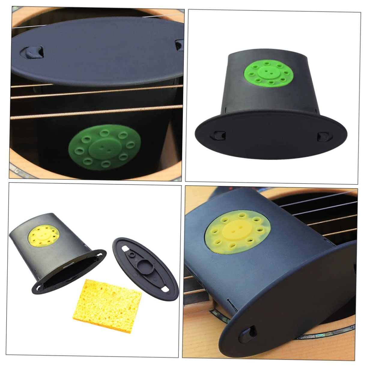 TOYANDONA 4pezzi Umidificatore Portatile Per Chitarra Acustica Regolatore Di Umidità Per Strumenti Musicali Previene Crepe e Deformazioni Facile Da Usare Design Antigoccia Compatibile Con