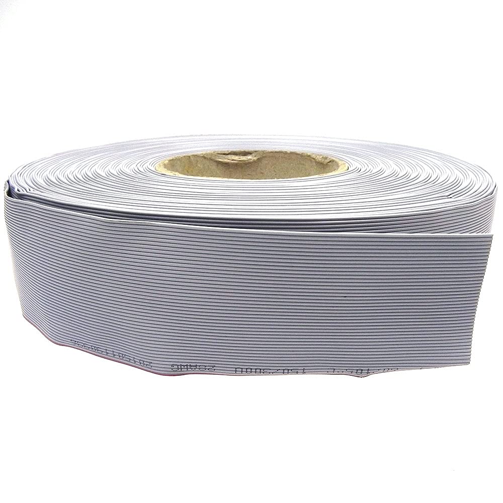 Davitu Wiring Harness - UL2651 Standard 1.0MM Pitch 44pin Gray Flat Ribbon Data Cable - (Color: Grey, Length: 5m)