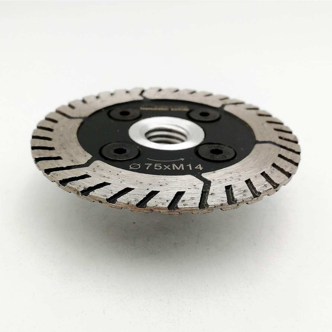 SHDIATOOL Disco de Corte de Diamante 5 Piezas 75mm Hoja de Sierra con Hoja Dual para Cortar y Pulir Granito Mármol Hormigón