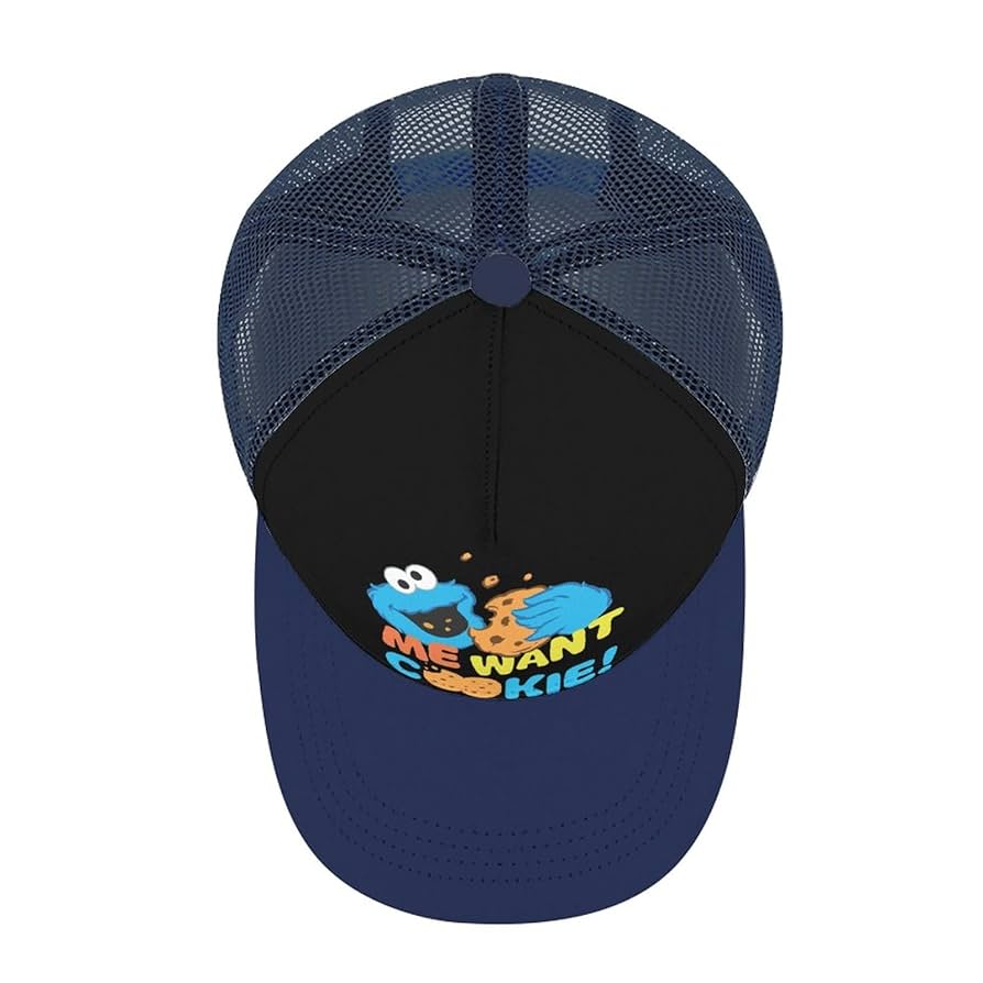 XZ602 90s 帽子 ベースボールキャップ クッキーモンスター セサミ XZ602 90s 帽子 ベースボールキャップ クッキーモンスター